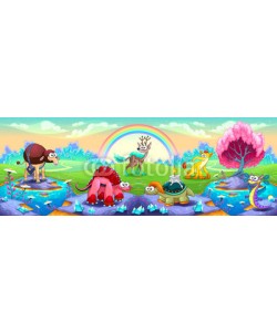ddraw, Fantasy animals in a landscape of dreams