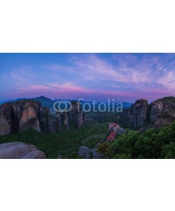 Cara-Foto, Felslandschaft mit Klöstern und bei Sonnenuntergang mit traumhafter Beleuchtung