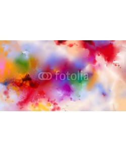 nongkran_ch, Abstract colorful oil painting on canvas texture. Hand drawn brush stroke, oil color paintings background. Modern art oil paintings with green, red and blue. Abstract contemporary art for background
