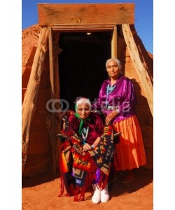 David Smith, Elderly Navajo woman with her daughter