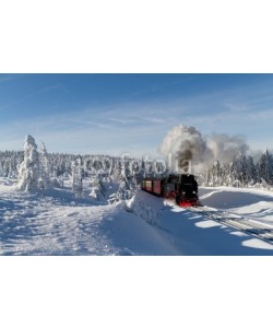 Christian Spiller, Die Brockenbahn mit der Lok 99 7241-5 der Harzer-Schmalspurbahne