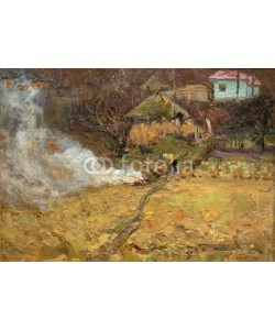 vadim_fl, landscape, oil painting, hand made
