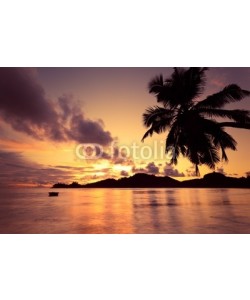 Beboy, Seychelles couché de soleil