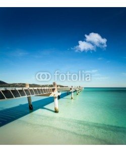 Beboy, plage ponton