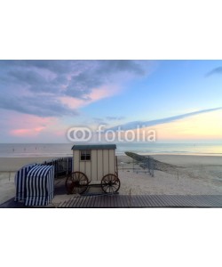 Blickfang, umkleidewagen am Strand