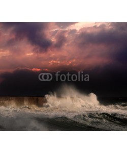 Zacarias da Mata, Storm under red sunset