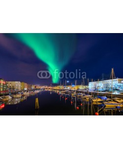 Blickfang, Nordlicht in Trondheim  Norwegen
