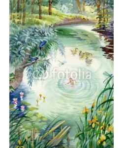 Nadiia Starovoitova, Calm pond scene