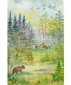 Nadiia Starovoitova, Bear in the woods