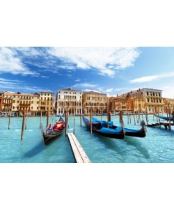 Iakov Kalinin, gondolas in Venice, Italy