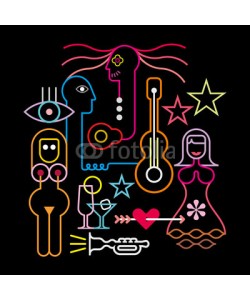 dan8, Abstract Neon