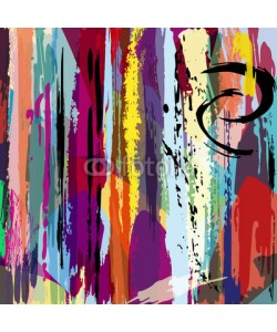 Kirsten Hinte, abstract background, with strokes, splashes and geometric lines
