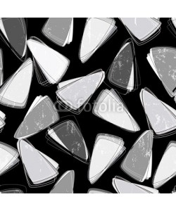 Kirsten Hinte, seamless pattern background, illustration with triangle, retro s