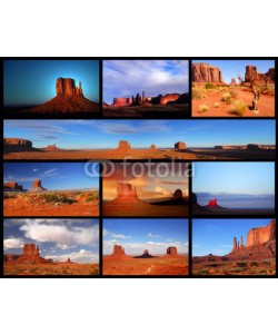 David Smith, Collage showing different views of Monument Valley