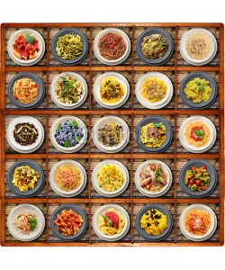 Giuseppe Porzani, primi piatti di pasta italiana in bacheca