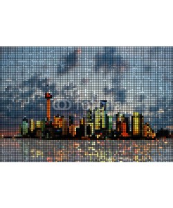 emeritus2010, skyline shanghai - mosaic