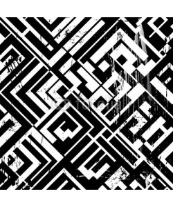 Kirsten Hinte, abstract geometric background, with strokes and splashes, black