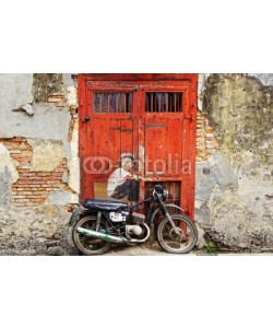 Marina Ignatova, Graffiti Boy on a Bike .