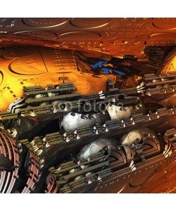 patrice6000, fractal with futuristic background