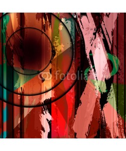 Kirsten Hinte, abstract background composition, with strokes, splashes, lines a