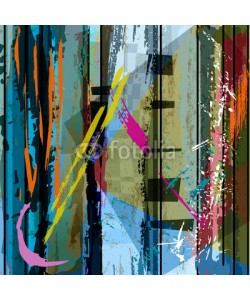 Kirsten Hinte, abstract background, with strokes, splashes and geometric lines