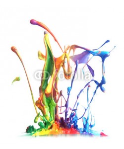 Leigh Prather, Colorful paint splashing