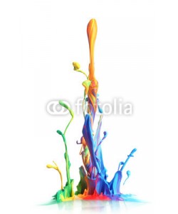 Leigh Prather, Colorful paint splashing