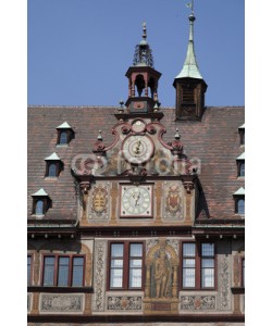 Blickfang, Tübingen Rathaus Detail Uhr