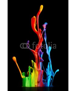 Leigh Prather, Colorful paint splashing