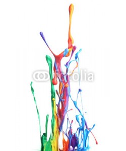 Leigh Prather, Colorful paint splashing