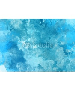 LoveKay, Blue Sea Watercolor Background.