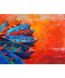 Boyan Dimitrov, Boats at sunset