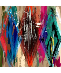 Kirsten Hinte, abstract background composition, with strokes, splashes and geom