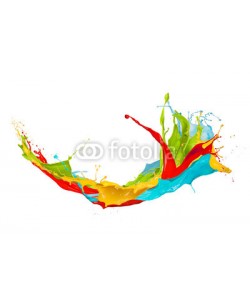 Jag_cz, Colored splashes on white background