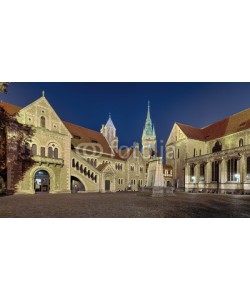 Blickfang, Burgplatz  Braunschweig beleuchtet