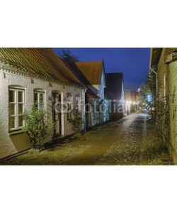 Blickfang, Friesenhäuser Wyk Föhr Gasse beleuchtet