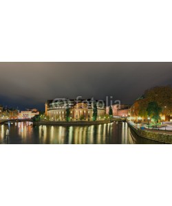 Blickfang, Riksdagshuset Stockholm beleuchtet