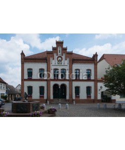 dina, Rathaus in Krakow am See,  Mecklenburg-Vorpommern