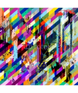 Kirsten Hinte, abstract background, with strokes, splashes and geometric lines