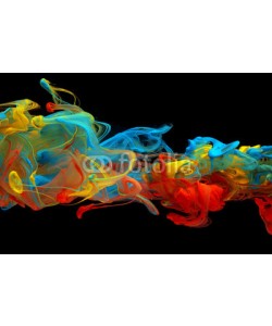 Leigh Prather, Colorful ink swirling through water