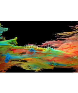 Leigh Prather, Colorful ink swirling through water