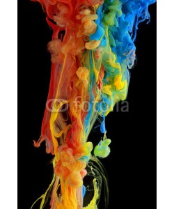 Leigh Prather, Colorful ink swirling through water
