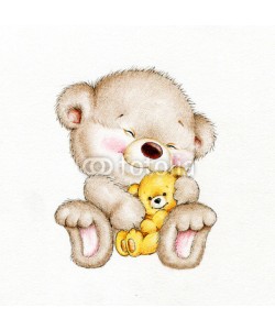 ciumac, Teddy bear with baby bear