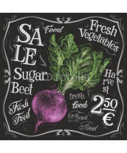 ~ Bitter ~, fresh beet vector logo design template. vegetables, food or menu