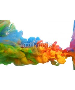 Leigh Prather, Clouds of bright colorful ink mixing in water