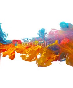 Leigh Prather, Clouds of bright colorful ink mixing in water