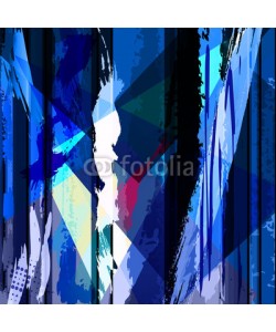 Kirsten Hinte, abstract background composition, with strokes, splashes and geom