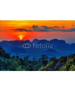 aiisha, Sunset in Krabi mountains