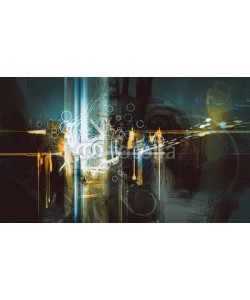 grandfailure, abstract digital painting, creative technologies composed