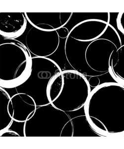 Kirsten Hinte, seamless background pattern, with circles, strokes and splashes,